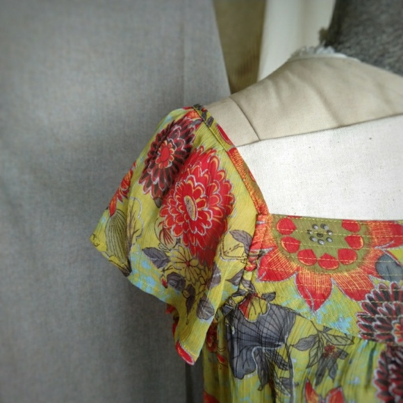 Coco & Chase blouse - cap sleeve M - Picture 3 of 7